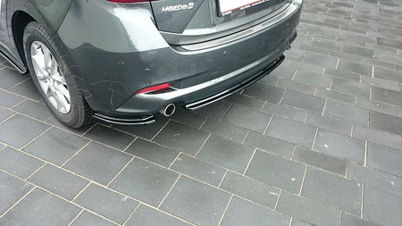 Rear Splitter suitable for Mazda 3 BM (Mk3) Facelift (without vertical bars)