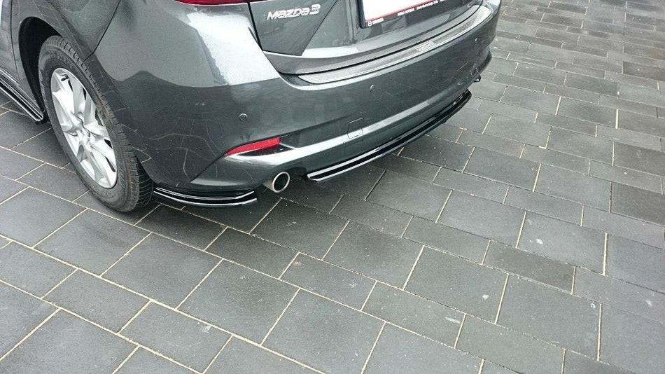 Rear Splitter suitable for Mazda 3 BM (Mk3) Facelift (without vertical bars)