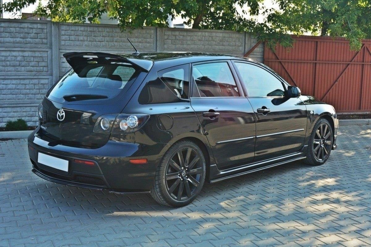 Rear Splitter suitable for Mazda 3 MPS MK1 PREFACE US-Spec Version (without vertical bars)