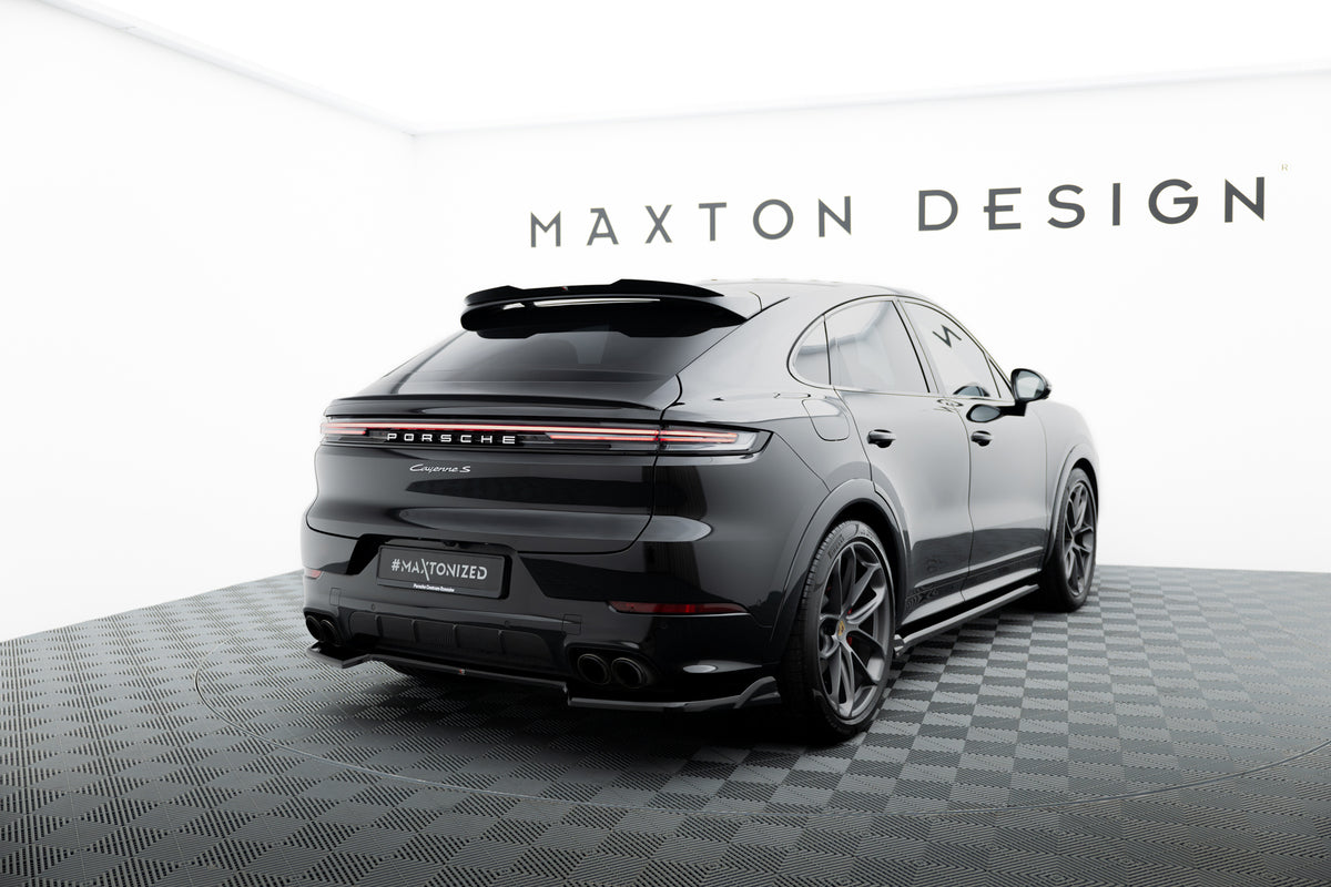 Rear Splitter suitable for Porsche Cayenne Sport Design / Turbo SUV / Coupe Mk3 Facelift
