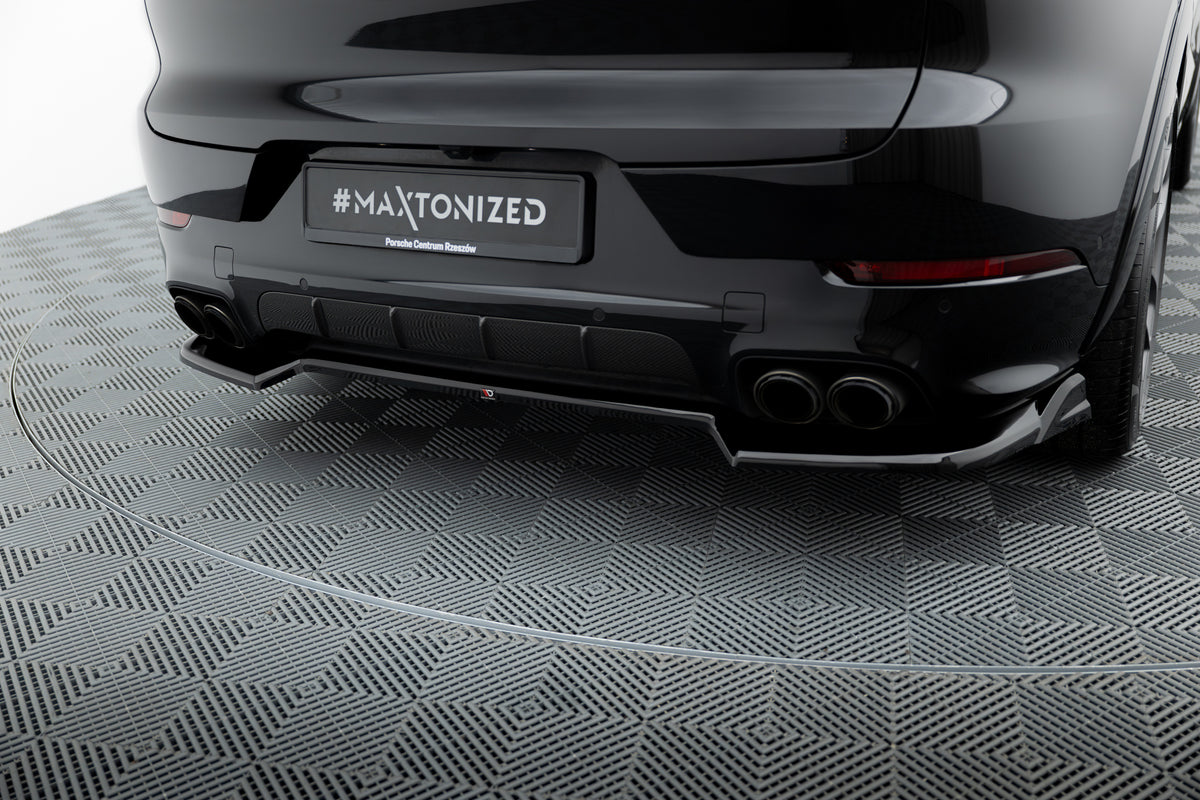 Rear Splitter suitable for Porsche Cayenne Sport Design / Turbo SUV / Coupe Mk3 Facelift