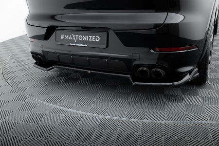 Rear Splitter suitable for Porsche Cayenne Sport Design / Turbo SUV / Coupe Mk3 Facelift