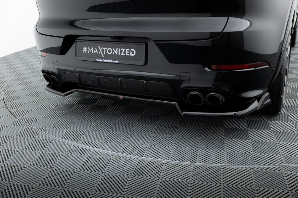 Rear Splitter suitable for Porsche Cayenne Sport Design / Turbo SUV / Coupe Mk3 Facelift