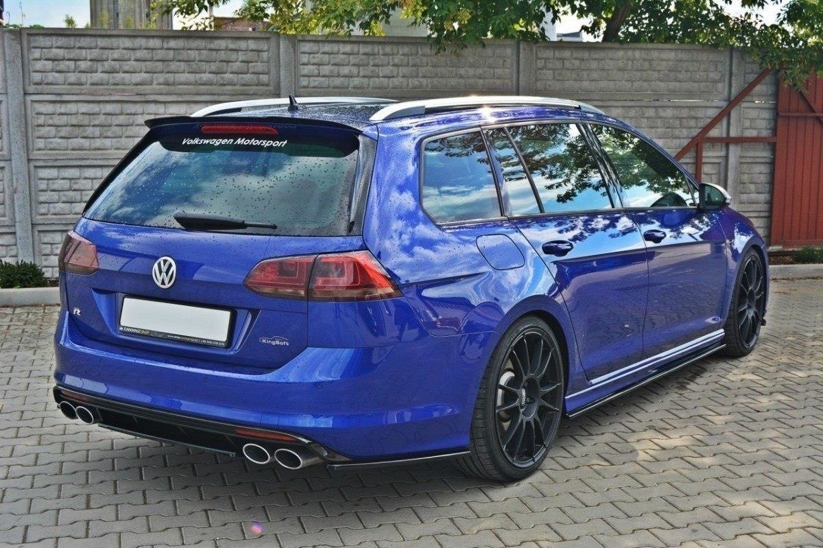Rear Splitter suitable for VW GOLF MK7 R ESTATE (without a vertical bar)
