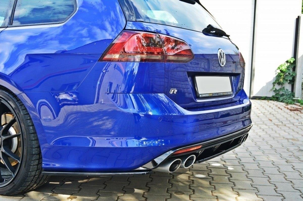Rear Splitter suitable for VW GOLF MK7 R ESTATE (without a vertical bar)