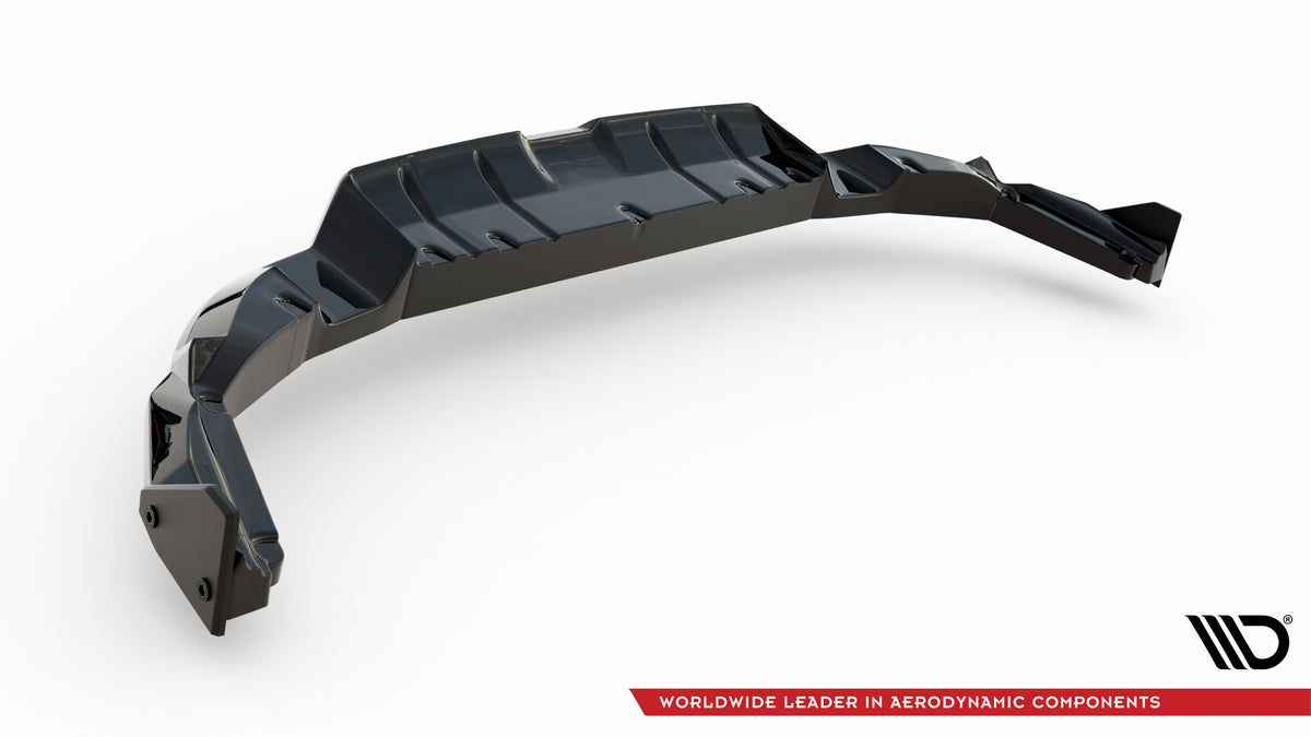 Rear Splitter (with vertical bars) V.1 + Flaps suitable for Subaru BRZ Mk2