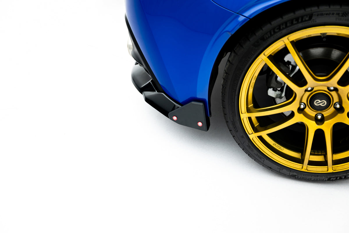 Rear Splitter (with vertical bars) V.1 + Flaps suitable for Subaru BRZ Mk2