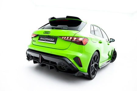 Rear Splitter (with vertical bars) V.1 suitable for Audi RS3 Sportback 8Y Facelift