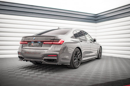 Rear Splitter (with vertical bars) V.1 suitable for BMW 7 M-Pack G11 / G12 Facelift