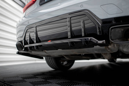 Rear Splitter (with vertical bars) V.1 suitable for BMW M340i G20 / G21 Facelift
