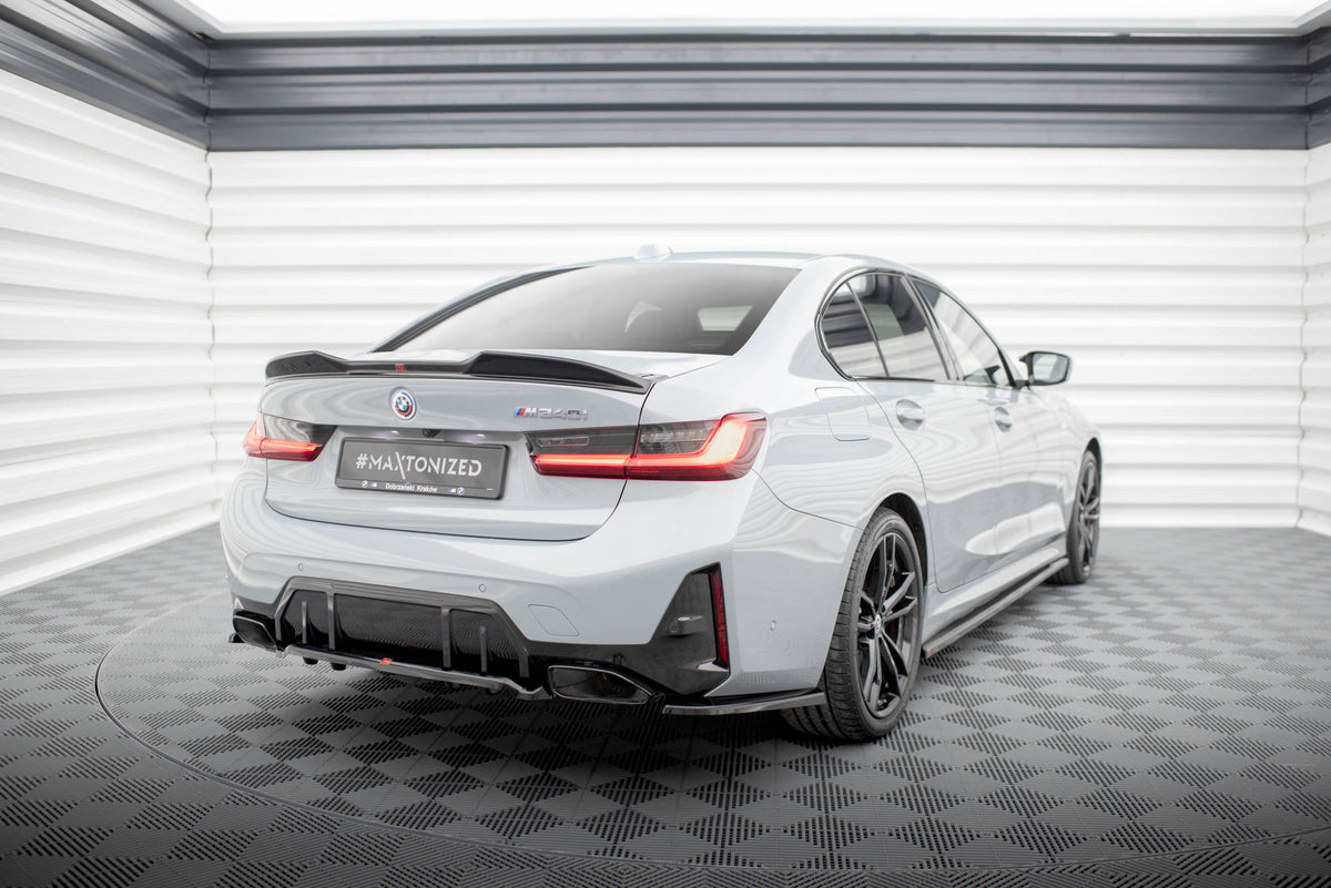 Rear Splitter (with vertical bars) V.1 suitable for BMW M340i G20 / G21 Facelift