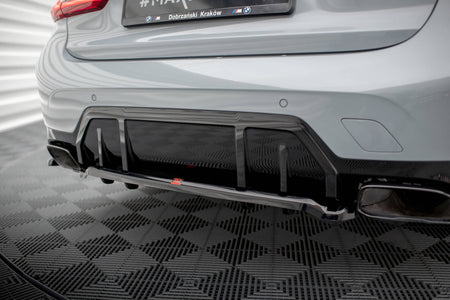 Rear Splitter (with vertical bars) V.1 suitable for BMW M340i G20 / G21 Facelift