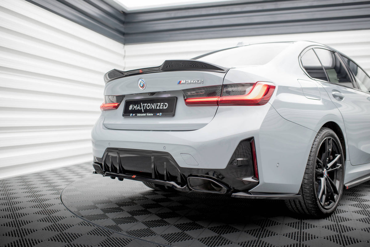 Rear Splitter (with vertical bars) V.1 suitable for BMW M340i G20 / G21 Facelift