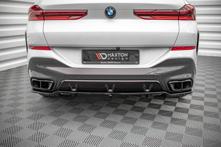 Rear Splitter (with vertical bars) V.1 suitable for BMW X6 M-Pack G06