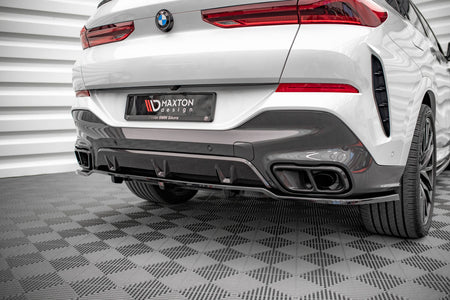 Rear Splitter (with vertical bars) V.1 suitable for BMW X6 M-Pack G06