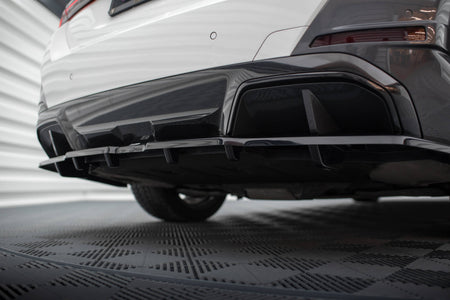 Rear Splitter (with vertical bars) V.1 suitable for BMW i4 M-Pack G26
