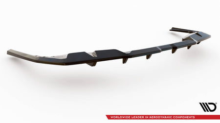 Rear Splitter (with vertical bars) V.1 suitable for BMW i4 M-Pack G26