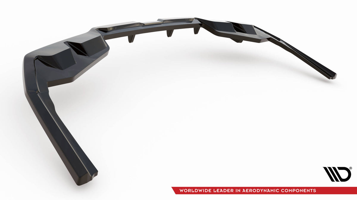 Rear Splitter (with vertical bars) V.1 suitable for BMW i4 M-Pack G26