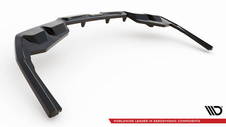 Rear Splitter (with vertical bars) V.1 suitable for BMW i4 M-Pack G26