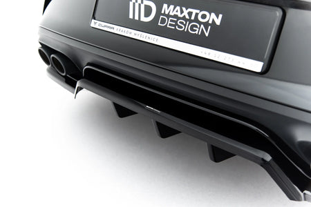Rear Splitter (with vertical bars) V.1 suitable for Cupra Leon Hatchback Mk1 Facelift