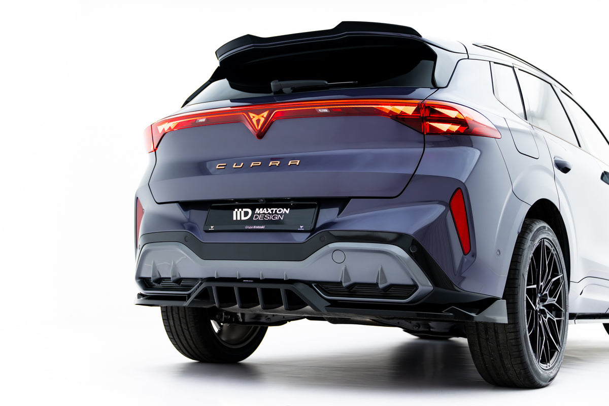 Rear Splitter (with vertical bars) V.1 suitable for Cupra Terramar Mk1 (Version without towbar)