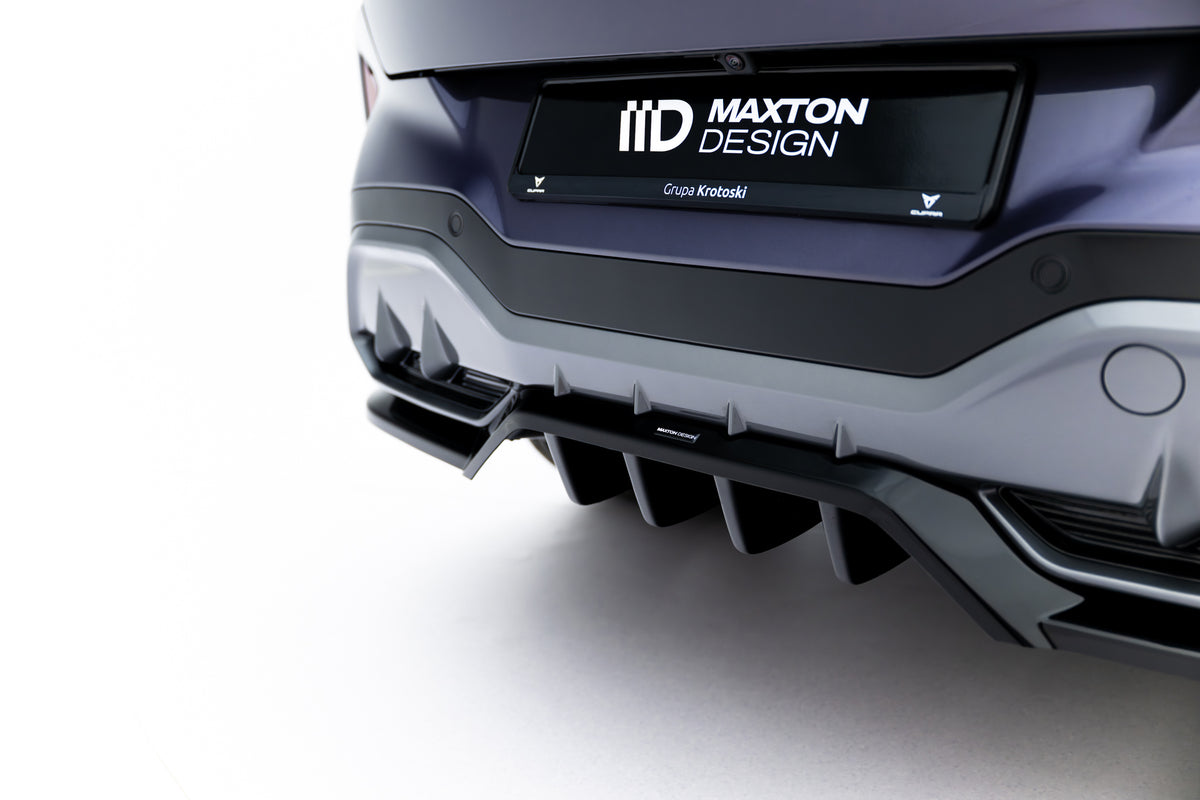 Rear Splitter (with vertical bars) V.1 suitable for Cupra Terramar Mk1 (Version without towbar)