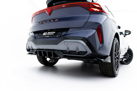 Rear Splitter (with vertical bars) V.1 suitable for Cupra Terramar Mk1 (Version without towbar)