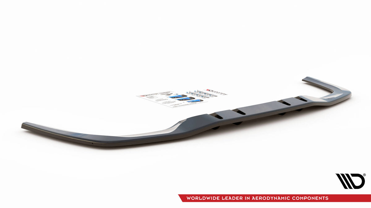 Rear Splitter (with vertical bars) V.1 suitable for Mercedes A 35 AMG Sedan V177