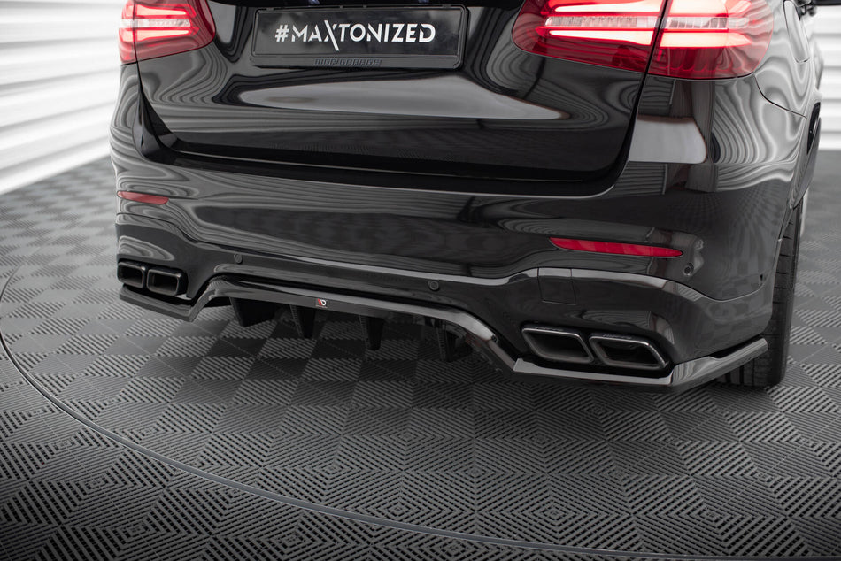 Rear Splitter (with vertical bars) V.1 suitable for Mercedes-AMG GLC 63 SUV X253