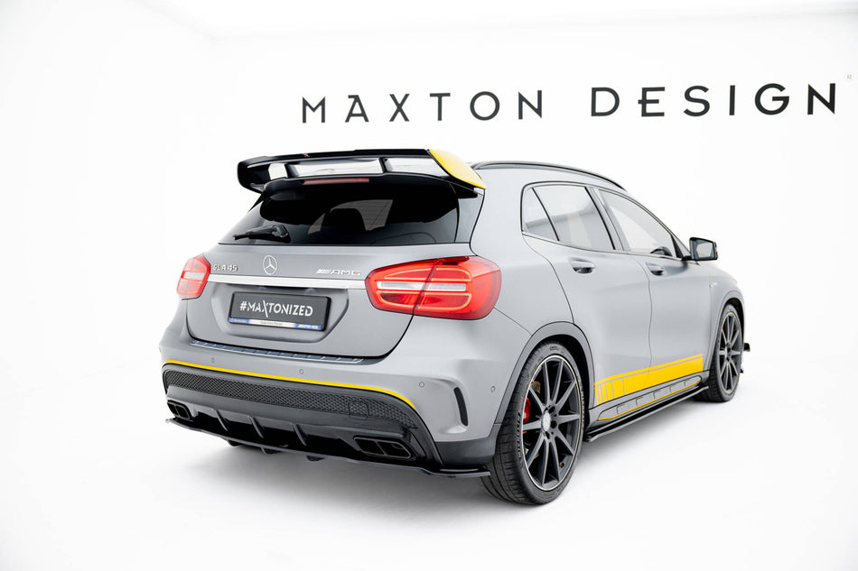 Rear Splitter (with vertical bars) V.1 suitable for Mercedes-Benz GLA 45 AMG
