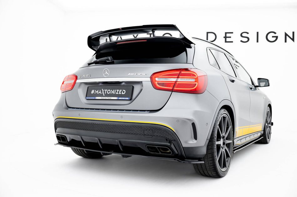 Rear Splitter (with vertical bars) V.1 suitable for Mercedes-Benz GLA 45 AMG