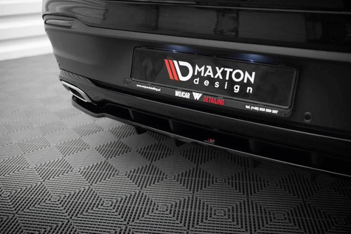 Rear Splitter (with vertical bars) V.1 suitable for Mercedes-Benz GLE Coupe AMG-Line C167 / C167 Facelift