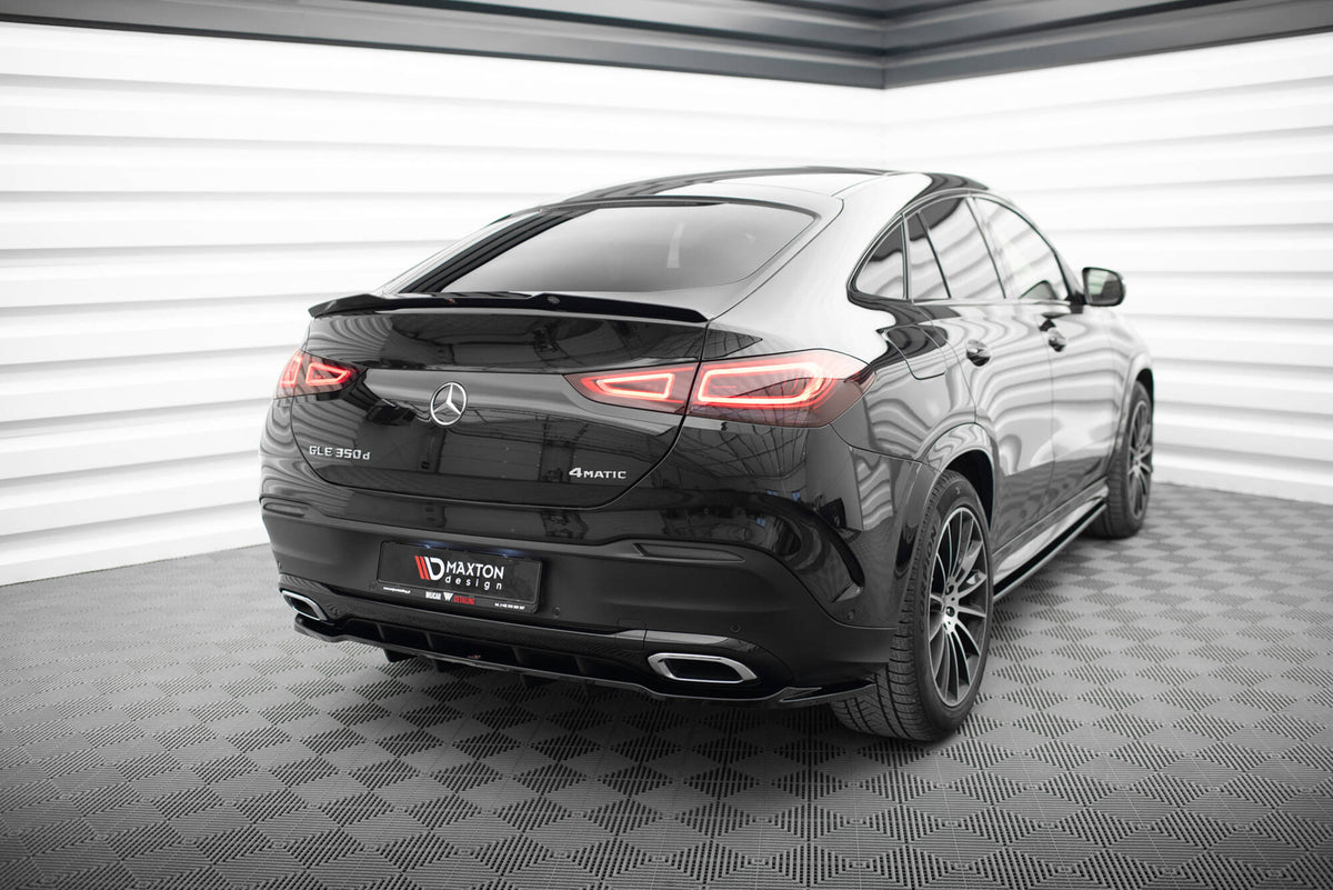 Rear Splitter (with vertical bars) V.1 suitable for Mercedes-Benz GLE Coupe AMG-Line C167 / C167 Facelift