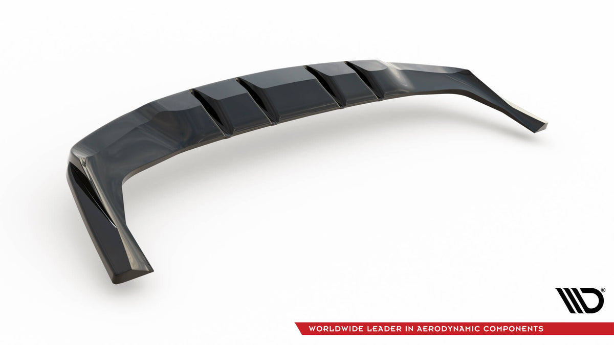 Rear Splitter (with vertical bars) V.1 suitable for Mercedes-Benz GLE Coupe AMG-Line C167 / C167 Facelift