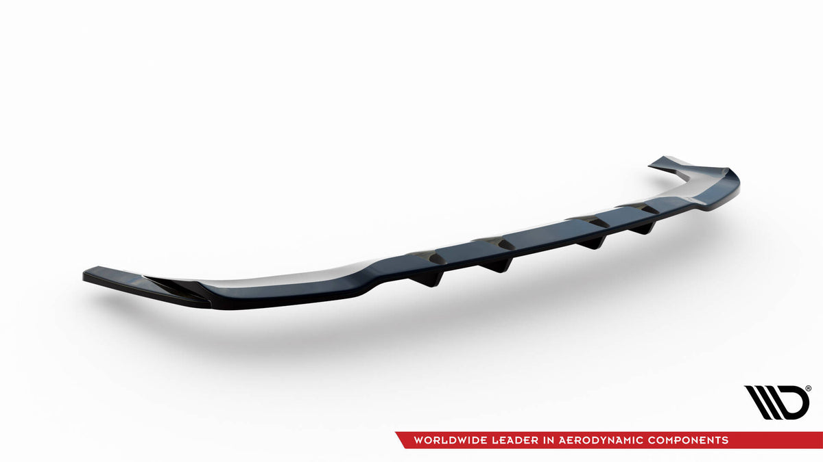 Rear Splitter (with vertical bars) V.1 suitable for Mercedes-Benz GLE Coupe AMG-Line C167 / C167 Facelift