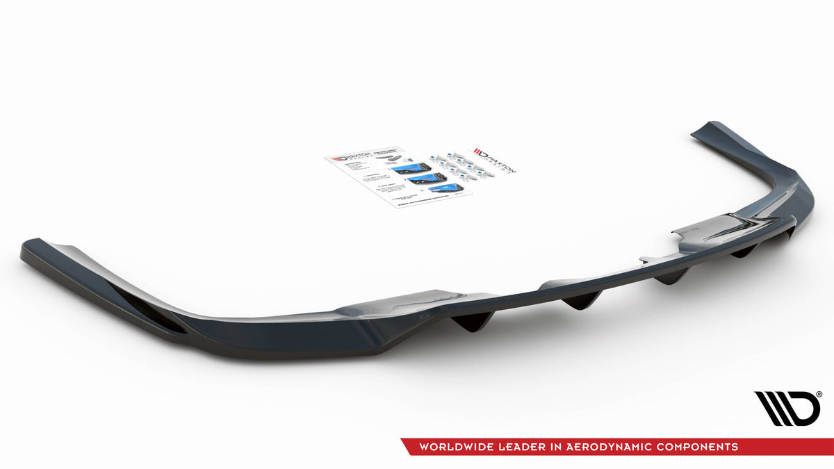 Rear Splitter (with vertical bars) V.1 suitable for Mercedes-Benz GLS AMG-Line X167