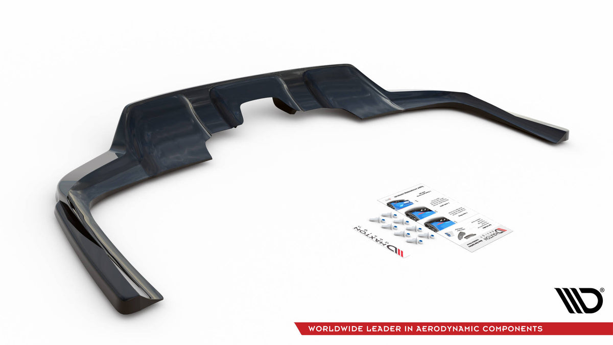 Rear Splitter (with vertical bars) V.1 suitable for Mercedes-Benz GLS AMG-Line X167