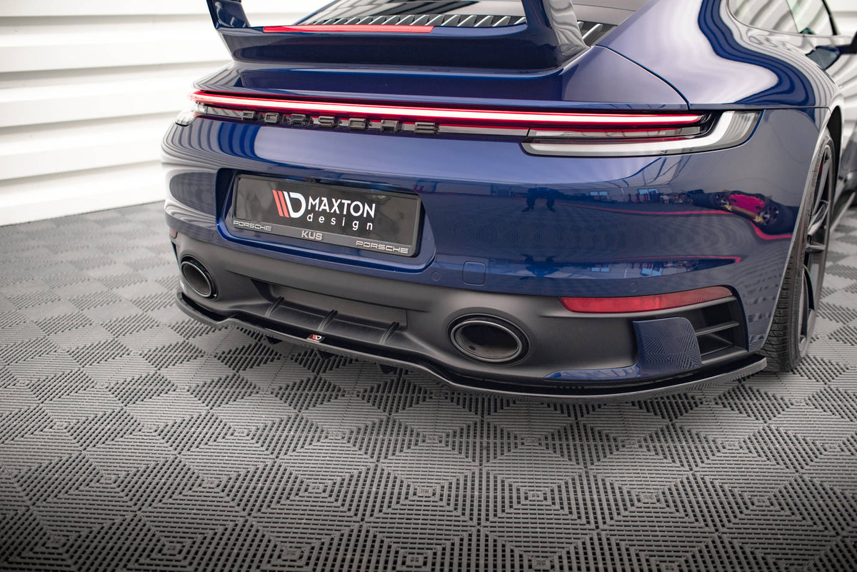 Rear Splitter (with vertical bars) V.1 suitable for Porsche 911 Carrera Aero / Carrera GTS 992
