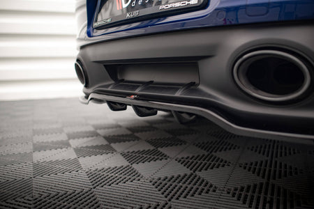Rear Splitter (with vertical bars) V.1 suitable for Porsche 911 Carrera Aero / Carrera GTS 992