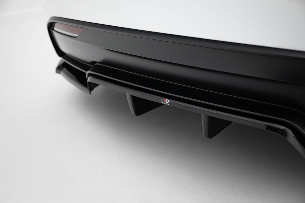 Rear Splitter (with vertical bars) V.1 suitable for Tesla Model 3 Performance Mk1 Facelift