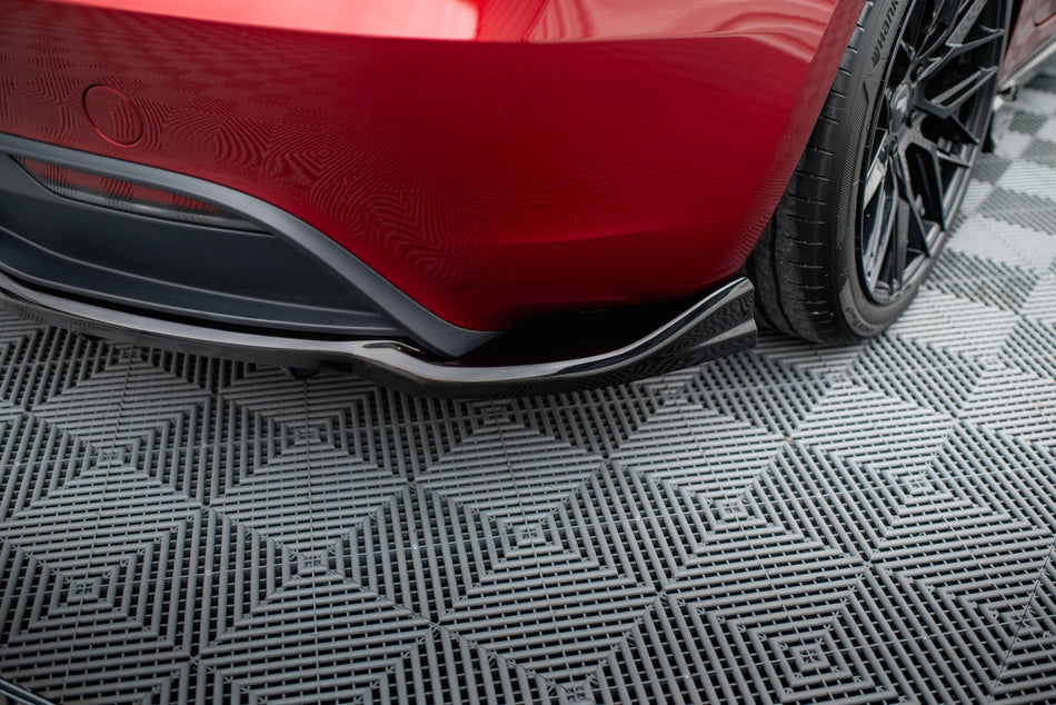 Rear Splitter (with vertical bars) V.1 suitable for Tesla Model 3 Project Highland(Facelift)