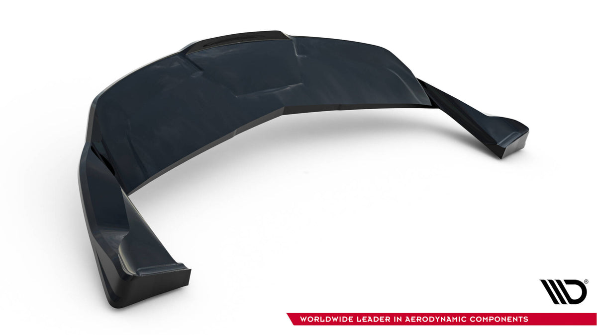 Rear Splitter (with vertical bars) V.1 suitable for Tesla Model S Plaid Mk1 Facelift