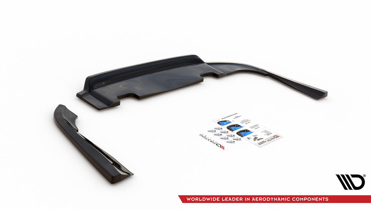 Rear Splitter (with vertical bars) V.1 suitable for Volvo V90 Mk2
