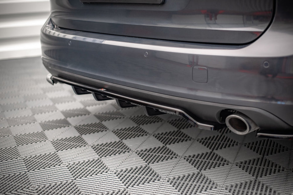 Rear Splitter (with vertical bars) V.1 suitable for Volvo V90 Mk2