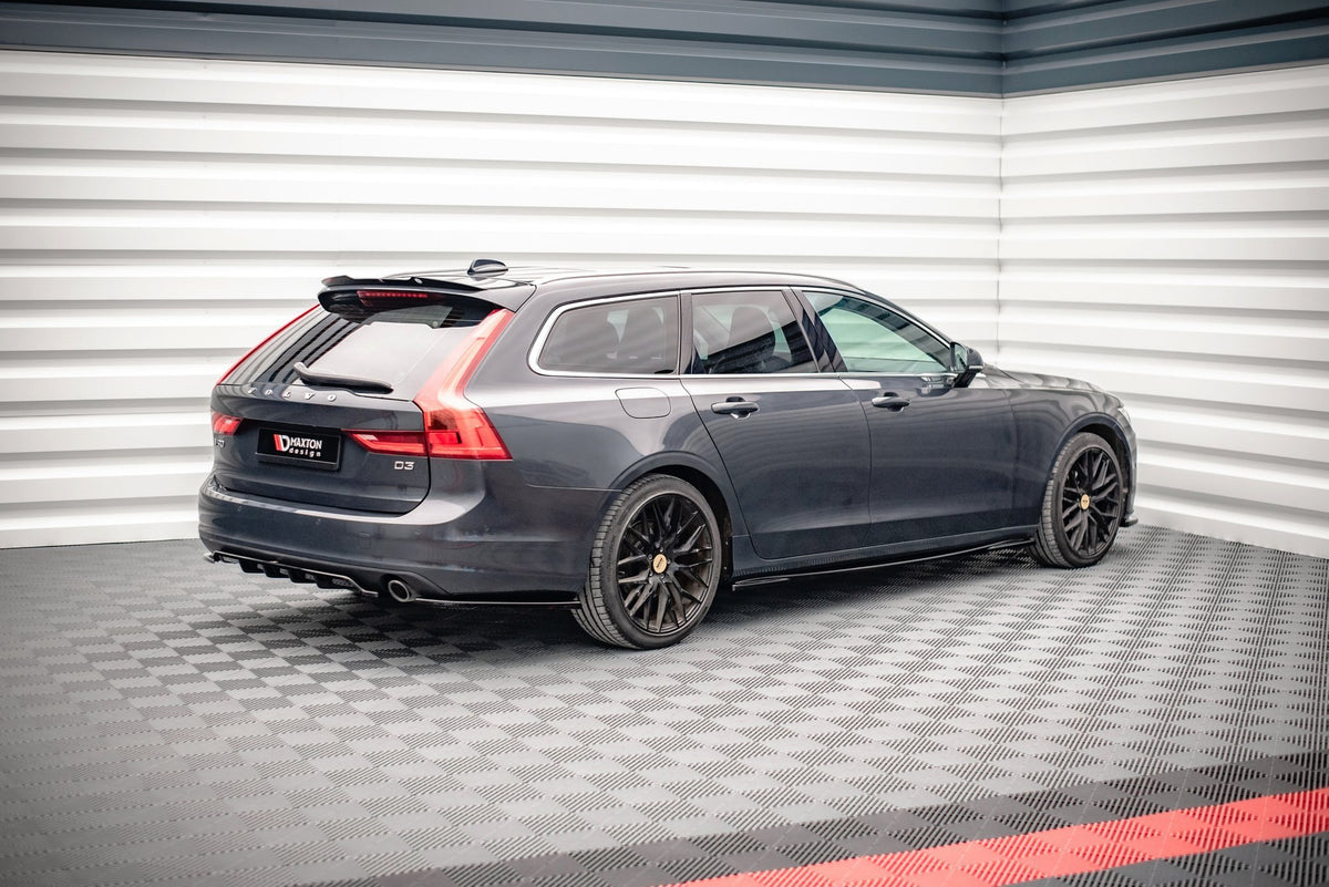 Rear Splitter (with vertical bars) V.1 suitable for Volvo V90 Mk2