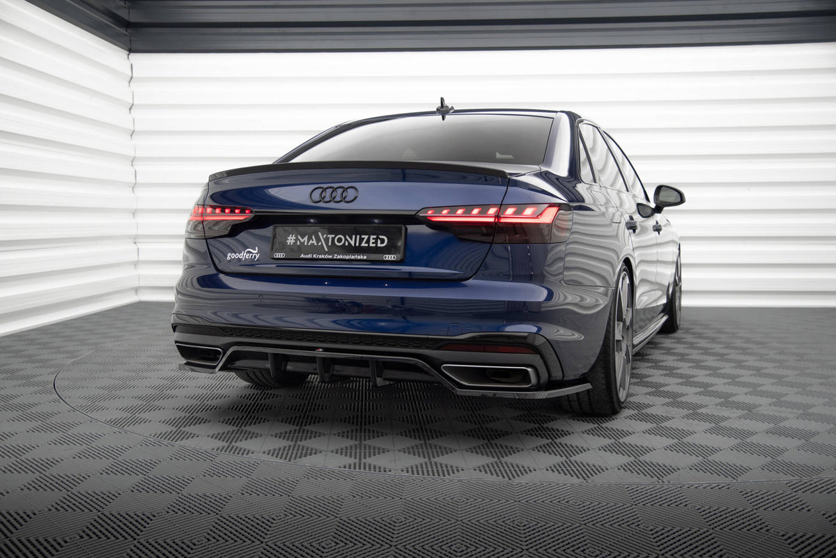 Rear Splitter (with vertical bars) V.2 suitable for Audi A4 S-Line B9 Facelift