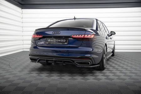 Rear Splitter (with vertical bars) V.2 suitable for Audi A4 S-Line B9 Facelift
