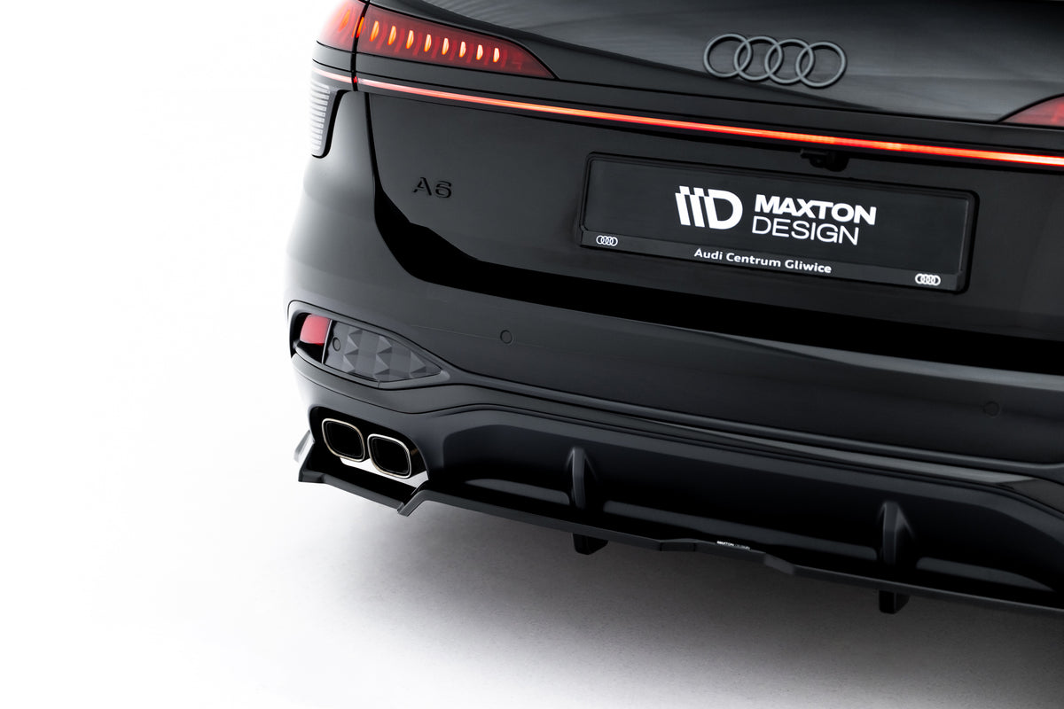 Rear Splitter (with vertical bars) V.2 suitable for Audi A6 S-Line C9