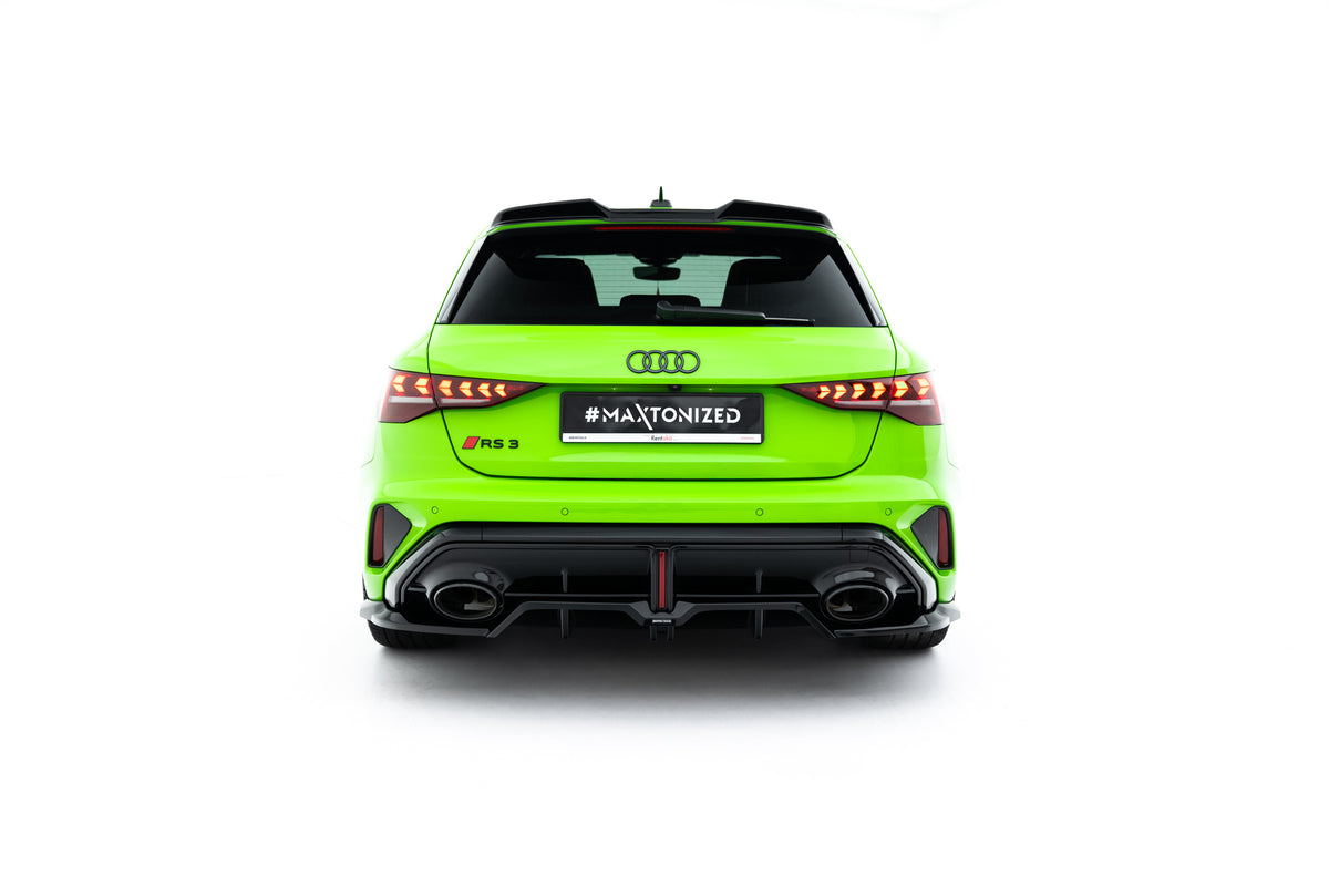 Rear Splitter (with vertical bars) V.2 suitable for Audi RS3 Sportback 8Y Facelift