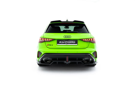 Rear Splitter (with vertical bars) V.2 suitable for Audi RS3 Sportback 8Y Facelift